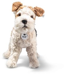 Steiff peluche Foxy Fox Terrier jouet câlin - 32 cm - chien multicolore