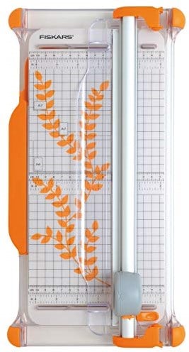 Fiskars massicot A4 - Coupe-papier rotatif pour loisirs créatifs