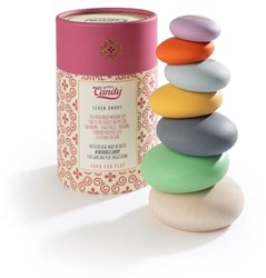Wobbel jouet en bois Candy Drops Bombai set ouvert 7 pièces