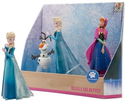 Bullyland Disney Frozen coffret de jeu - 3 figurines Anna Elsa Olaf plastique
