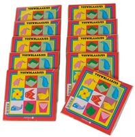 10 Paquets de feuilles pliantes 20X20cm 894328