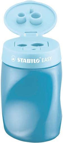 Stabilo taille-crayon - ergonomique 3-en-1 pour droitier bleu-3