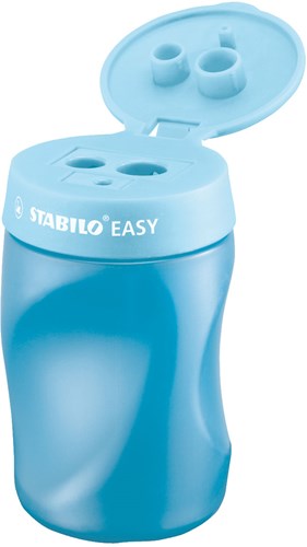 Stabilo taille-crayon - ergonomique 3-en-1 pour droitier bleu-2