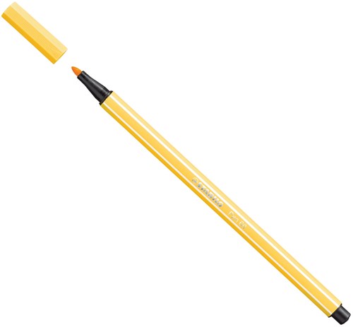 STABILO feutre premium jaune - Pen 68 - marqueur créatif