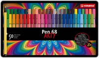 STABILO feutres - boîte métallique avec 50 couleurs premium-2