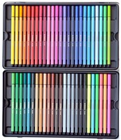 STABILO feutres - boîte métallique avec 50 couleurs premium