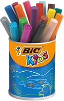 BIC feutres Kids Visacolor XL 18 couleurs lavables adaptés aux enfants