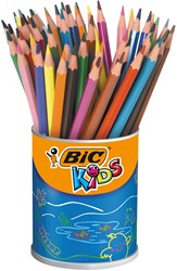 BIC crayons de couleur ECOlutions - 60 pièces - crayons durables