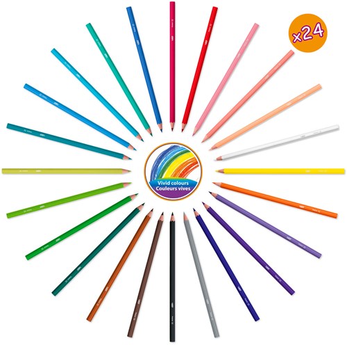BIC crayons de couleur Tropicolors lot de 18 pour enfants-2