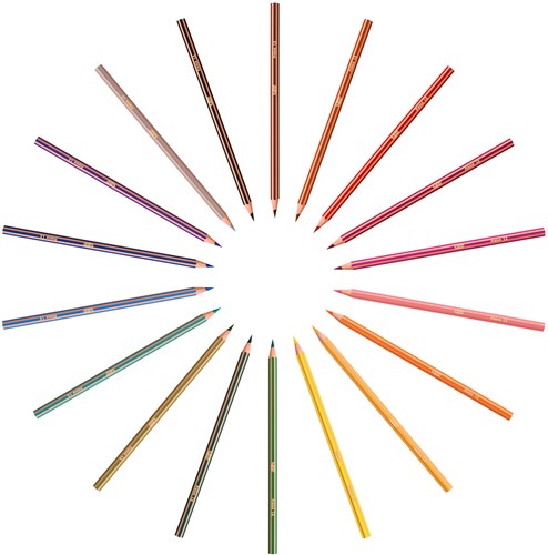 BIC crayons de couleur Tropicolors lot de 18 pour enfants-3