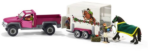 Schleich Pick up with horse box