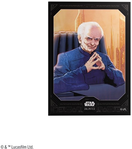 Gamegenic Star Wars Unlimited Art Sleeves Chancellor Palpatine protection cartes-3