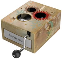 Belle Lurette boîte à musique à manivelle Noël Silent Night jouet