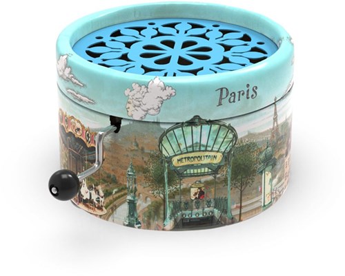 Belle Lurette boîte à musique jouet Rondo25 Amelie à Paris multicolore