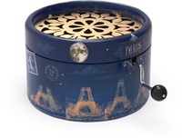 Belle Lurette jouet Rondo26 boîte à musique Eiffel Glitters La vie en rose