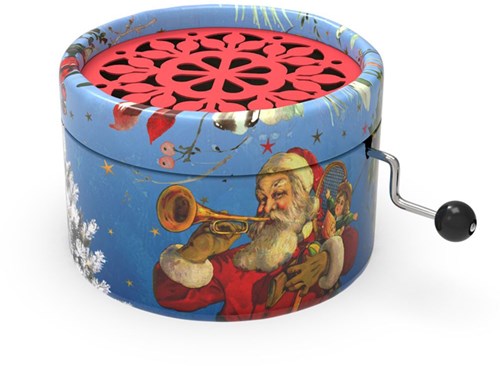 Belle Lurette boîte à musique Père Noël Petit Papa Noël cadeau de Noël