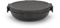 Brabantia bol à déjeuner 1L gris foncé - boîte repas réutilisable plastique-2