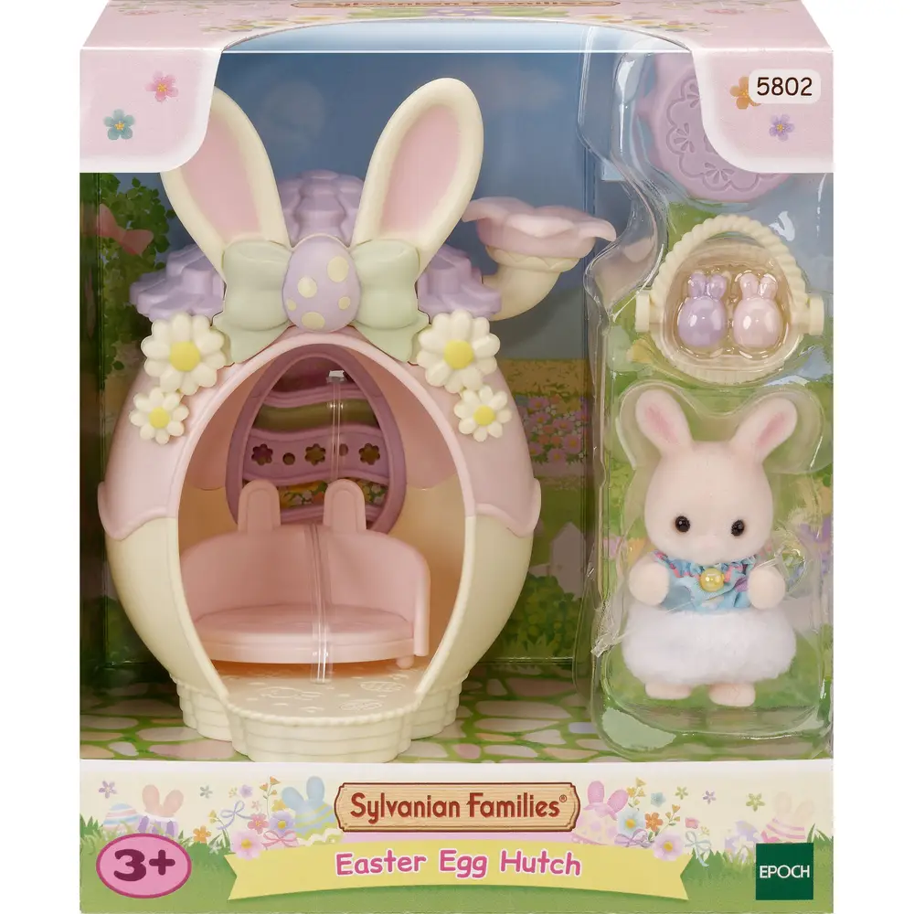 Sylvanian Families Cabane aux œufs de Pâques - Jouet thème lapin