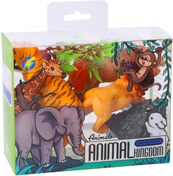 KiddyGo coffret animaux sauvages - 8 pièces - animaux jouets en plastique