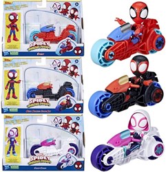 Hasbro Marvel Spidey moto jouet avec figurine - Aventure de super-héros