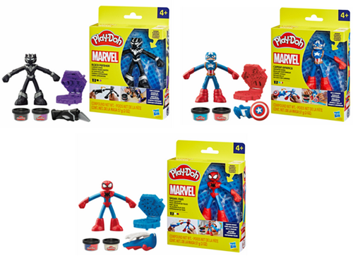 Play-Doh Marvel Captain America set de pâte à modeler super-héros - Jouet Marvel