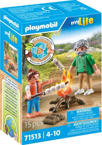 PLAYMOBIL MY LIFE: CAMPFIRE WITH MARSHMALLOWS