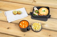 Brabantia set déjeuner boîte à lunch et mug à soupe Dark Grey plastique 2 pièces-2