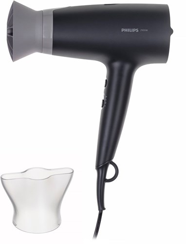 Philips sèche-cheveux 3000 Series - puissant sèche-cheveux ionique noir
