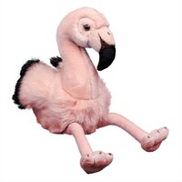 Tobar peluche flamant rose jouet - Animigos World of Nature flamant rose-2