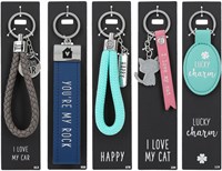 Depesche porte-clés bleu clair tissu Do not forget me Fabulous-2
