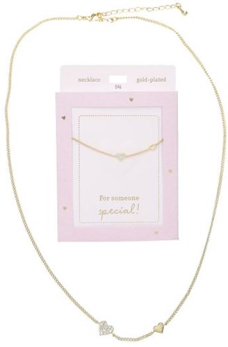 Collier Depesche signe du zodiaque Verseau argenté cristal-3