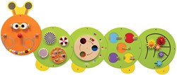Viga Toys panneau mural en bois chenille jouet interactif 185cm