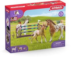 Schleich Horse Club set d'entraînement chevaux Lisa tournoi - jouet enfants