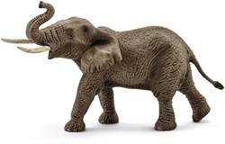 Schleich Wild Life éléphant d'Afrique mâle figurine - jouet animalier réaliste
