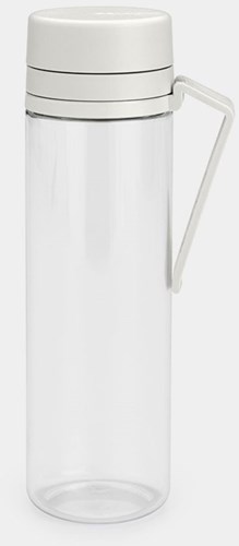 Brabantia gourde 0,5L gris clair avec infuseur à fruits - étanche et sans BPA