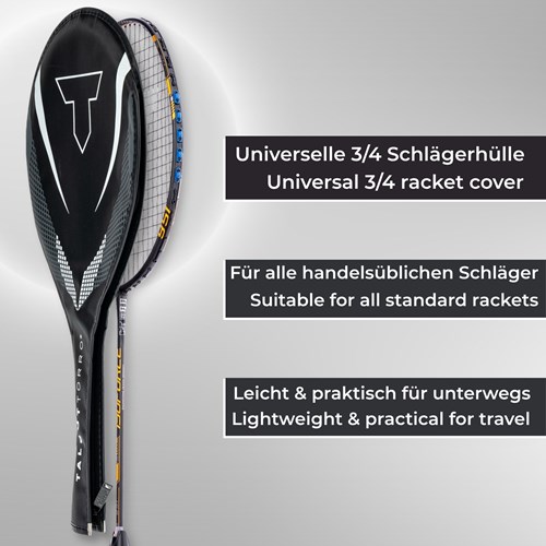 Schildkröt housse raquette badminton 3/4 protection polyester-2