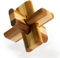 Eureka 3D Bamboo Puzzle Doublecross - casse-tête écologique