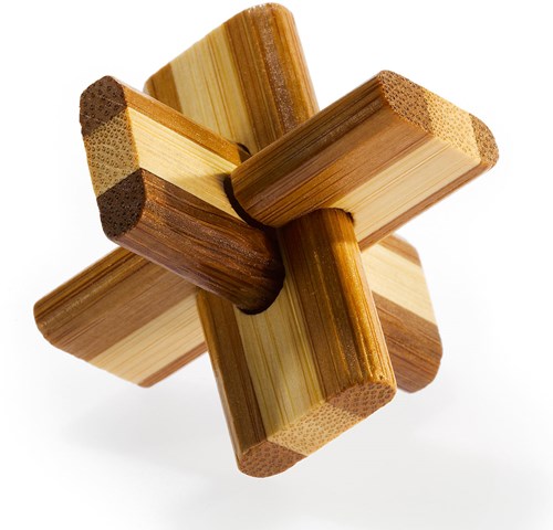 Eureka 3D Bamboo Puzzle Doublecross - casse-tête écologique