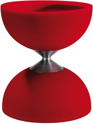 Acrobat - 105 diabolo caoutchouc - Rouge