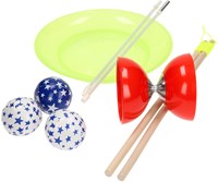 Eureka set de jonglage jouet junior - diabolo, assiette chinoise, balles-3