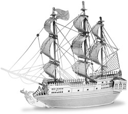 Terre Métallique - Bateau pirate -Noir perle-