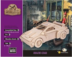 Eureka kit de construction en bois voiture de course - Gepetto's Workshop voiture 3D