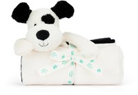 Jellycat Doudou Chiot Bashful Noir & Crème -3