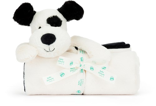 Jellycat Doudou Chiot Bashful Noir & Crème -3