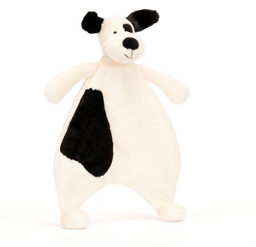 Jellycat Doudou Chiot Bashful Black & Cream 