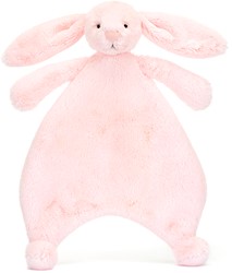 Jellycat Doudou Lapin Rose Cendré 