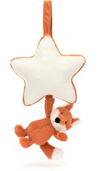 Jellycat peluche musicale Bashful Fox Cub - renard doux à câliner