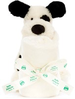 Jellycat Doudou Bashful Noir & Crème Chiot -2