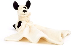 Jellycat Doudou Bashful Noir & Crème Chiot 