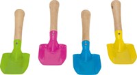 Goki pelle en métal pour enfants avec manche en bois jouet jardin-2